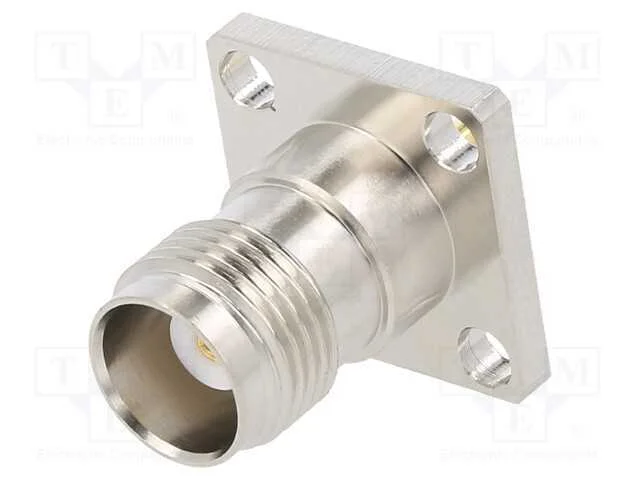 Tomada, Tnc, Fêmea, Simples, 50o, Solda, Ptfe, Dourado, -65÷165c
