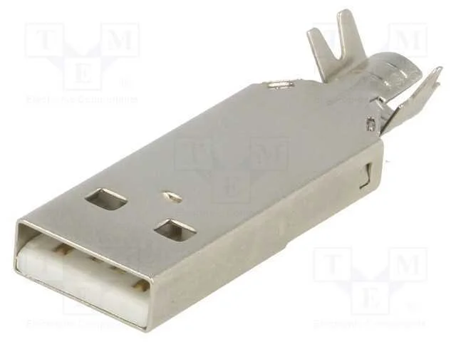 Ficha, Usb A, com Cabo, Solda, Pin: 4, Simples, Usb 2.0, Dourado, 1a
