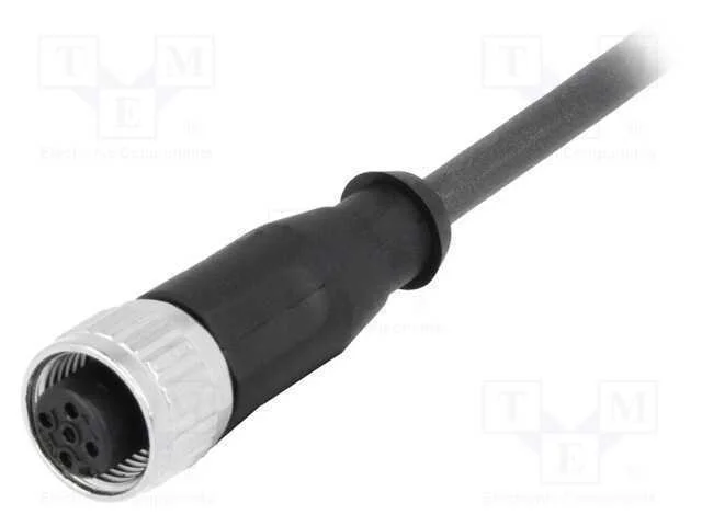 Ficha, M12, PIN: 4, fêmea, código A-DeviceNet / C.