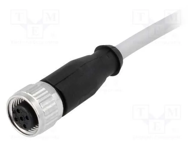 Ficha, M12, PIN: 5, fêmea, código A-DeviceNet / C.