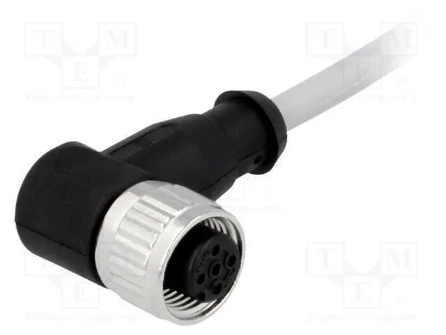 Ficha, M12, PIN: 4, fêmea, código A-DeviceNet / C.