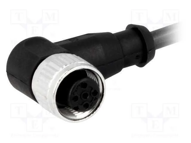 Ficha, M12, Pin: 4, Fêmea, Código A-Devicenet / Canopen, 2m, Fios