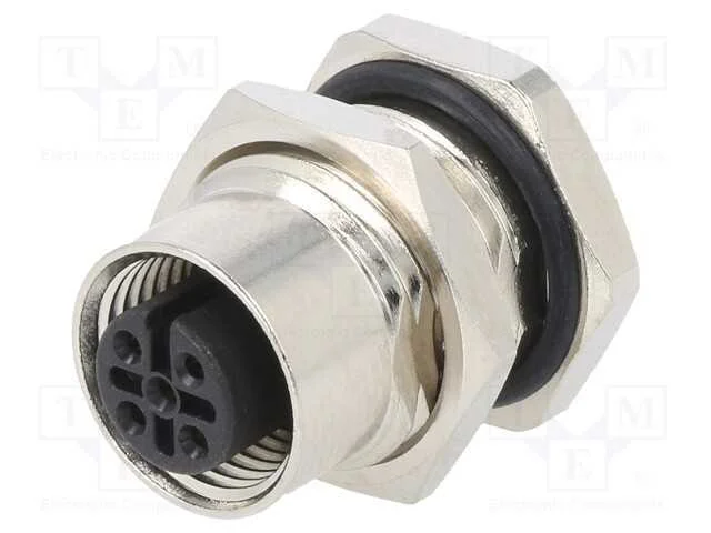 Tomada, M12, Pin: 5, Fêmea, Código A-Devicenet / Canopen, Tht, Ipx7