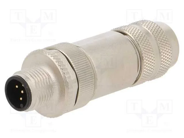 Ficha, M12, Pin: 5, Macho, Código A-Devicenet / Canopen, com Cabo