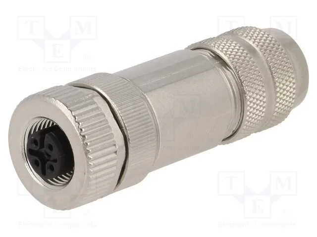 Ficha, M12, Pin: 5, Fêmea, Código A-Devicenet / Canopen, com Cabo