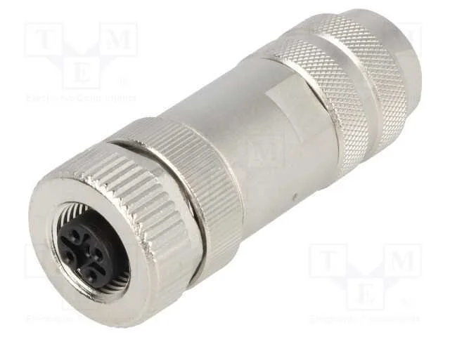 Ficha, M12, Pin: 5, Fêmea, Código B-Profibus, com Cabo, Ip67