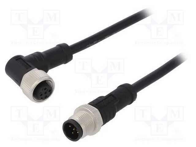 Cabo: paras sensores/automatização, PIN: 5, M12-M.