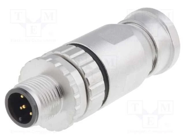 Ficha, M12, Pin: 5, Macho, Código A-Devicenet / Canopen, com Cabo