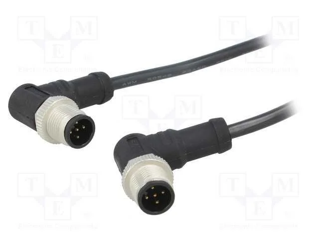 Cabo para Sensores/Automatização, Pin: 5, M12-M12, 1m, Pino, Pino