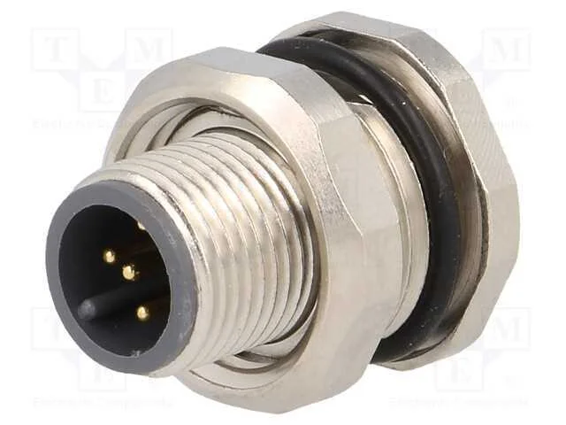Tomada, M12, Pin: 5, Macho, Código A-Devicenet / Canopen, Solda