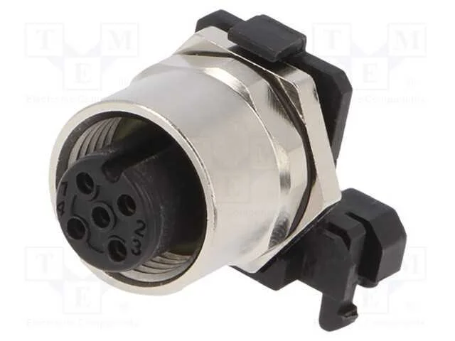 Tomada, M12, Pin: 5, Fêmea, Código A-Devicenet / Canopen, Tht, Ip67