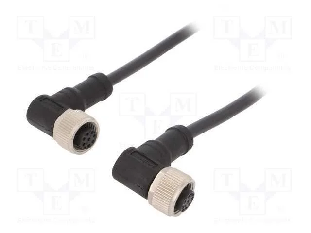Cabo para Sensores/Automatização, Pin: 8, M12-M12, 1m, Pino, Pino