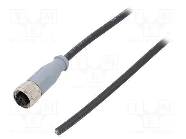 Ficha, M12, PIN: 4, fêmea, código A-DeviceNet / C.