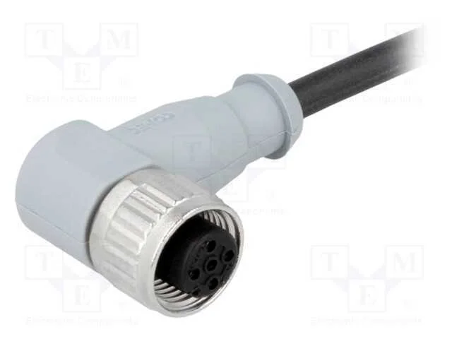 Ficha, M12, PIN: 4, fêmea, código A-DeviceNet / C.