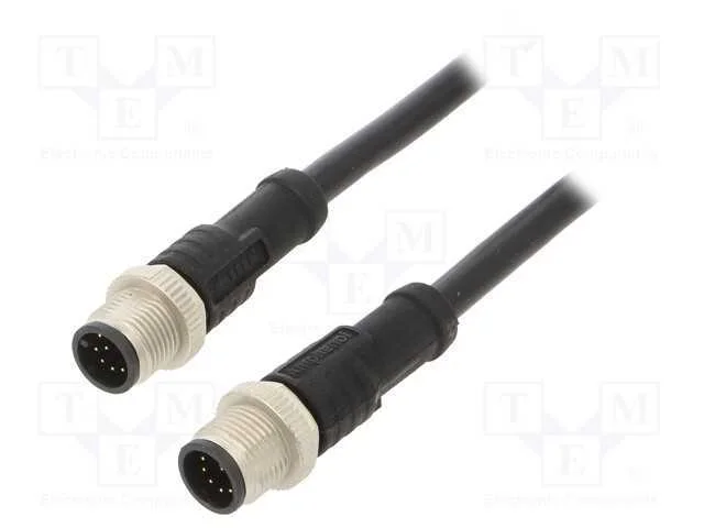 Cabo para Sensores/Automatização, Pin: 10, M12-M12, 1m, Pino