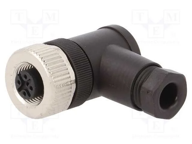 Ficha, M12, Pin: 5, Fêmea, Código A-Devicenet / Canopen, com Cabo