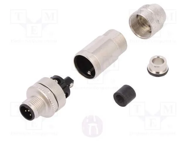 Ficha, M12, Pin: 5, Macho, Código B-Profibus, com Cabo, Ip67, 6÷8mm