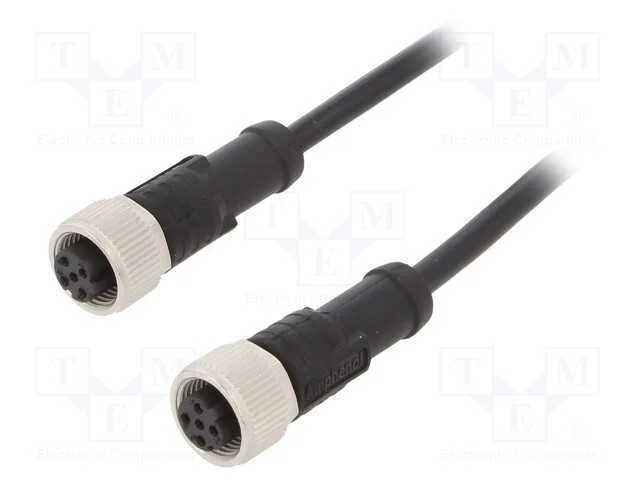 Cabo para Sensores/Automatização, Pin: 4, M12-M12, 1m, Pino, Pino