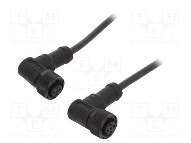 Cabo para Sensores/Automatização, Pin: 5, M12-M12, 1m, Pino, Pino