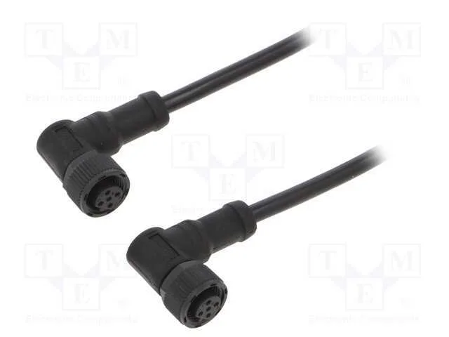 Cabo para Sensores/Automatização, Pin: 5, M12-M12, 1m, Pino, Pino