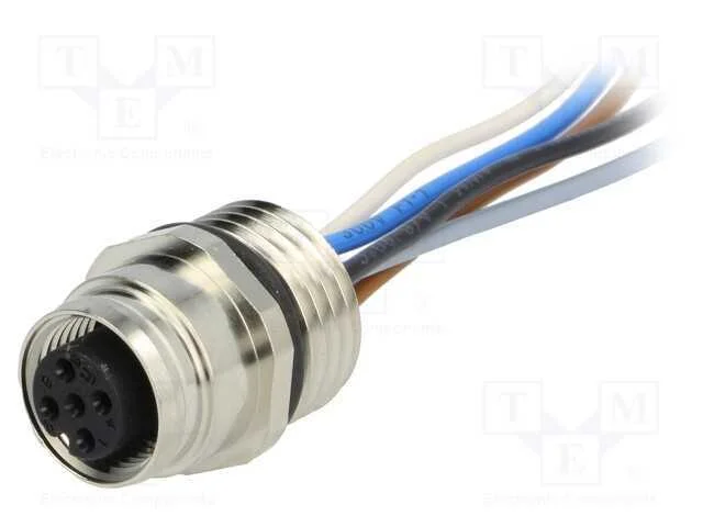 Tomada, M12, Pin: 5, Fêmea, Código A-Devicenet / Canopen, Fios