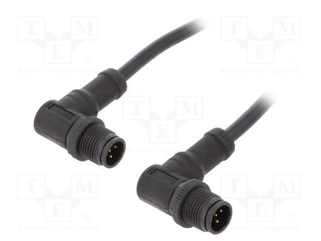 Cabo para Sensores/Automatização, Pin: 5, M12-M12, 1m, Pino, Pino