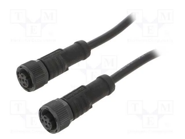 Cabo para Sensores/Automatização, Pin: 4, M12-M12, 1m, Pino, Pino