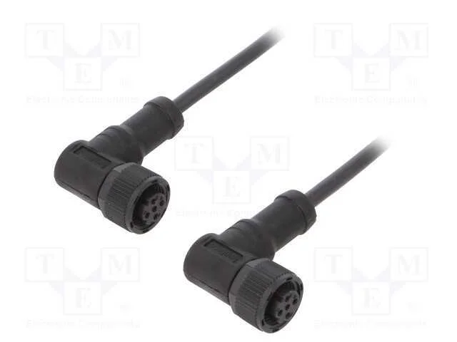 Cabo para Sensores/Automatização, Pin: 4, M12-M12, 1m, Pino, Pino