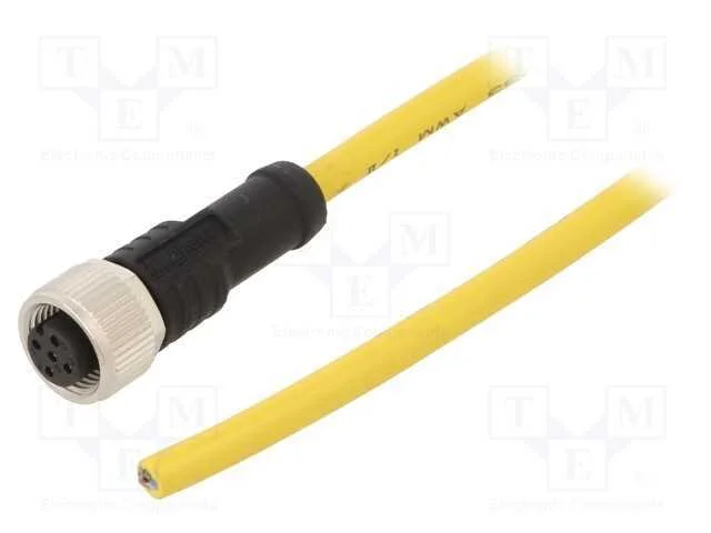 Ficha, M12, Pin: 5, Fêmea, Código A-Devicenet / Canopen, 1m, Ip68