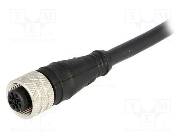 Ficha, M12, Pin: 5, Fêmea, Código A-Devicenet / Canopen, 2m, Ip67
