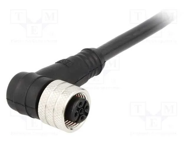 Ficha, M12, Pin: 4, Fêmea, Código A-Devicenet / Canopen, 10m, Ip67
