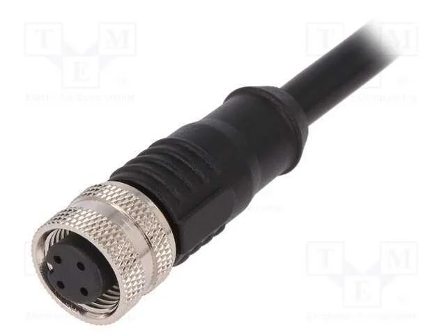 Ficha, M12, Pin: 4, Fêmea, Código A-Devicenet / Canopen, Ip67, 250v