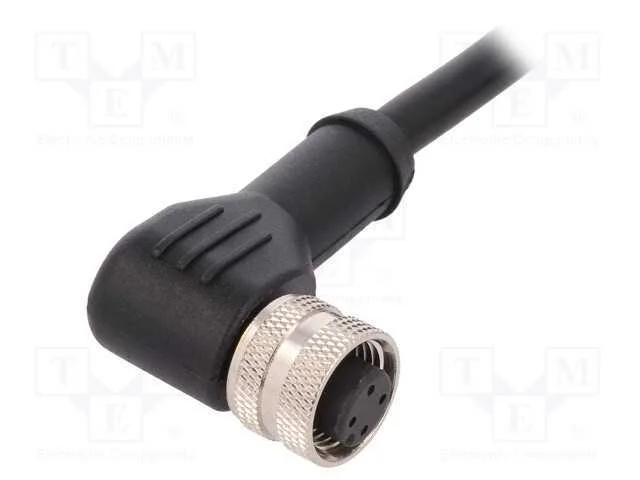Ficha, M12, PIN: 3, fêmea, código A-DeviceNet / C.