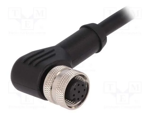Ficha, M12, PIN: 8, fêmea, código A-DeviceNet / C.