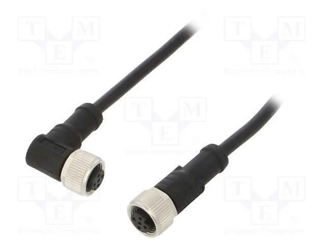 Cabo para Sensores/Automatização, Pin: 5, M12-M12, 1m, Pino, Pino