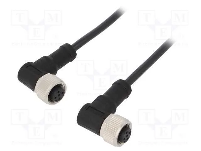 Cabo para Sensores/Automatização, Pin: 5, M12-M12, 1m, Pino, Pino