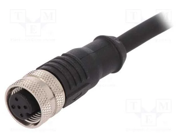 Ficha, M12, PIN: 5, fêmea, código A-DeviceNet / C.