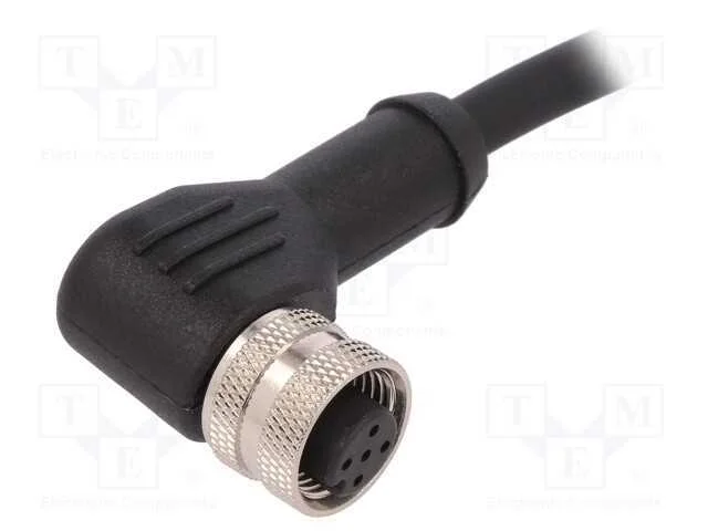 Ficha, M12, Pin: 5, Fêmea, Código A-Devicenet / Canopen, Ip67, 60v