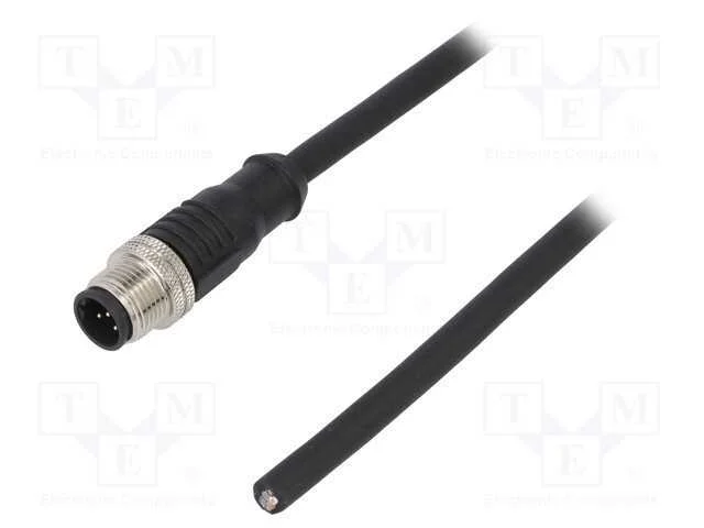Ficha, M12, Pin: 5, Macho, Código B-Profibus, Ip65,Ip67, 60v, 4a
