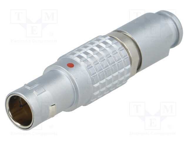 Conector: redondos, 0B, ficha, macho, PIN: 6, sol.