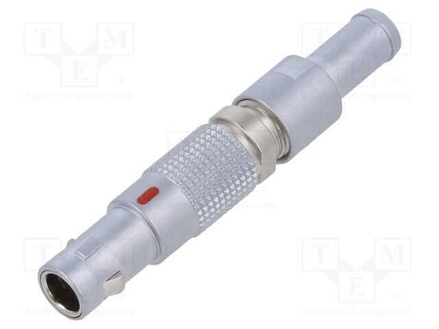 Conector: Redondos, 00, Ficha, Macho, Pin: 6, Solda, com Cabo, 1,5a