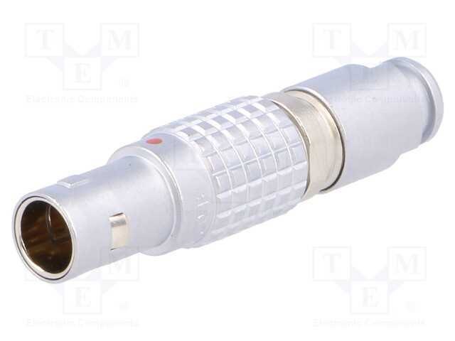 Conector: redondos, 0B, ficha, macho, PIN: 5, sol.