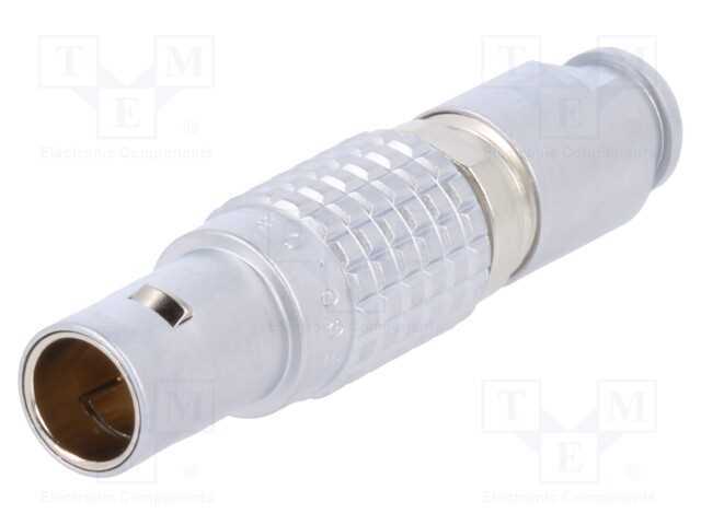 Conector: redondos, 0B, ficha, macho, PIN: 9, sol.