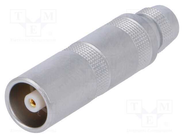 Conector: concêntricos, 0S, ficha, fêmea, PIN: 1,.