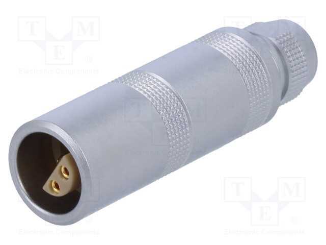Conector: redondos, 1S, ficha, macho/fêmea, PIN: .
