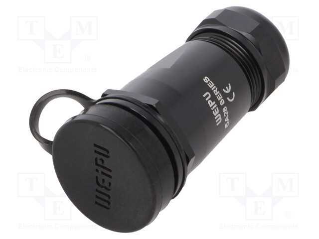 Ficha, SA28, fêmea, PIN: 10, IP67, 13÷16mm, 10A, .