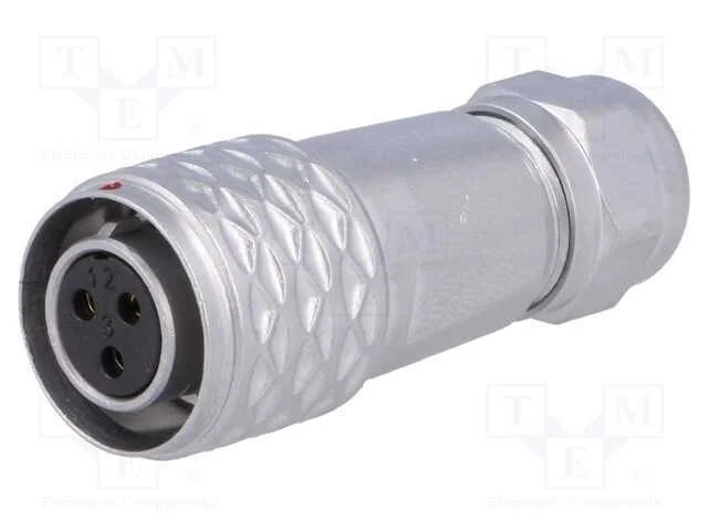 Ficha, SF12, fêmea, PIN: 3, IP67, 4÷6,5mm, 13A, s.