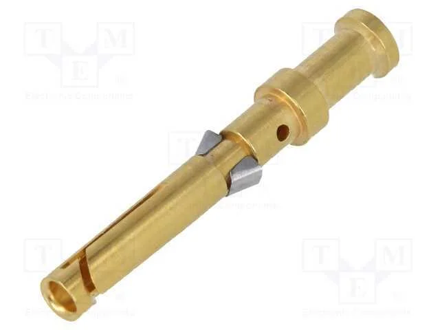 Contacto, fêmea, liga em cobre, niquelado,dourado.
