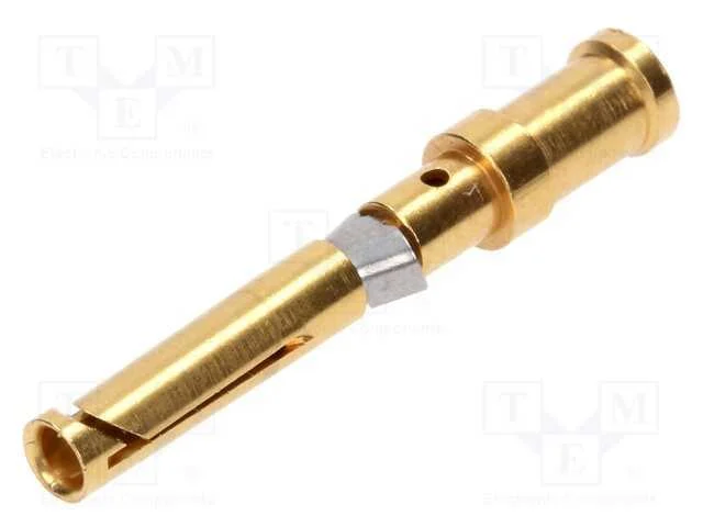 Contacto, fêmea, liga em cobre, dourado, 1,5mm2, .