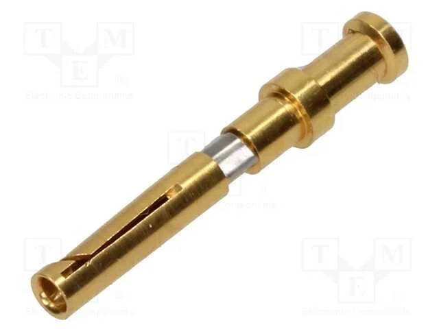 Contacto, fêmea, liga em cobre, dourado, 0,14÷0,3.